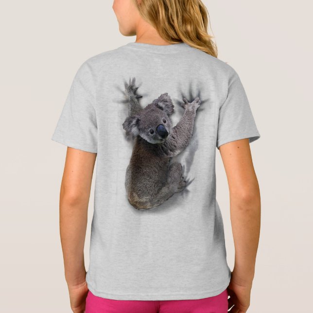 T-shirt Koala Hang Sur Le Dos Cute Ours Australie Animal (Dos)