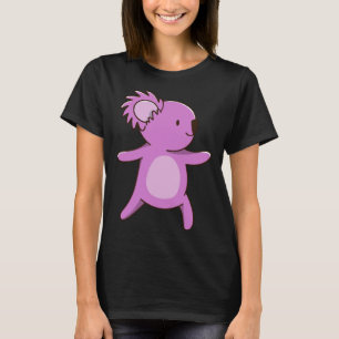 T-shirt koala koala mignon australie pose de yoga 2