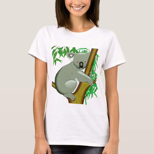 T-shirt Koala - marsupial vivant d'arbre australien (Devant)
