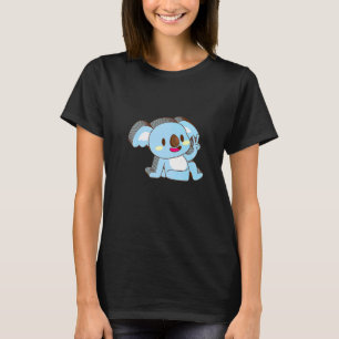 T-shirt Koala Multicouche Paix Relaxé Mignon Esthétique