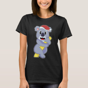T-shirt Koala Noël chapeau de Noël