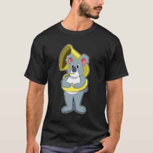 T-shirt Koala ours à Musique avec Saxophone.PNG
