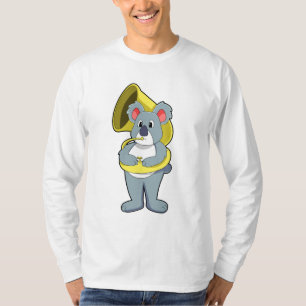 T-shirt Koala ours à Musique avec Saxophone.PNG