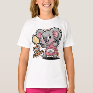 T-shirt koala play pickball
