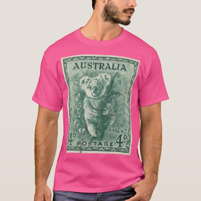 T-shirt Koala Postage (Devant)