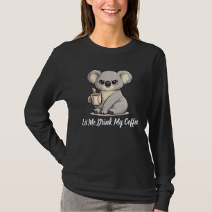 T-shirt Koala Sérieux avec Mug de Café de Baseball – Passé