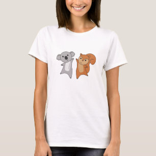 T-shirt Koala Squirrels Beaux Animaux Amateurs d'enfants