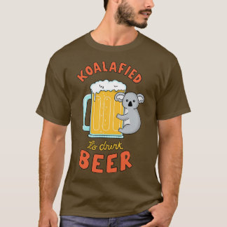 T-shirt Koalafié pour boire de la bière