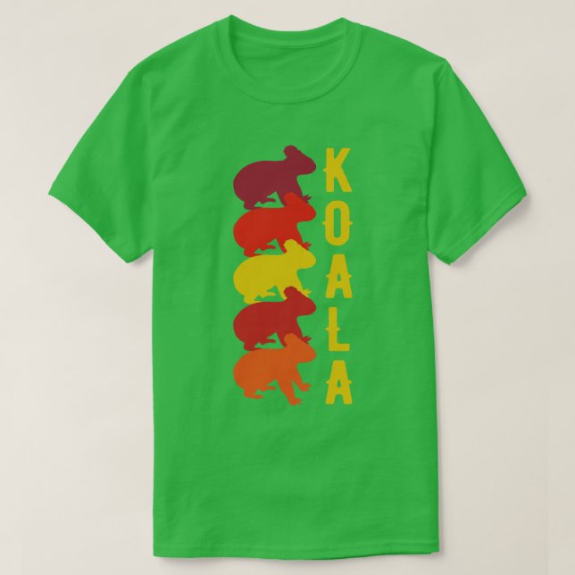 T-shirt Koalas Rétro (Design devant)