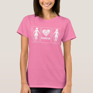 T-shirt Koana : Surf, Amour, Patinage