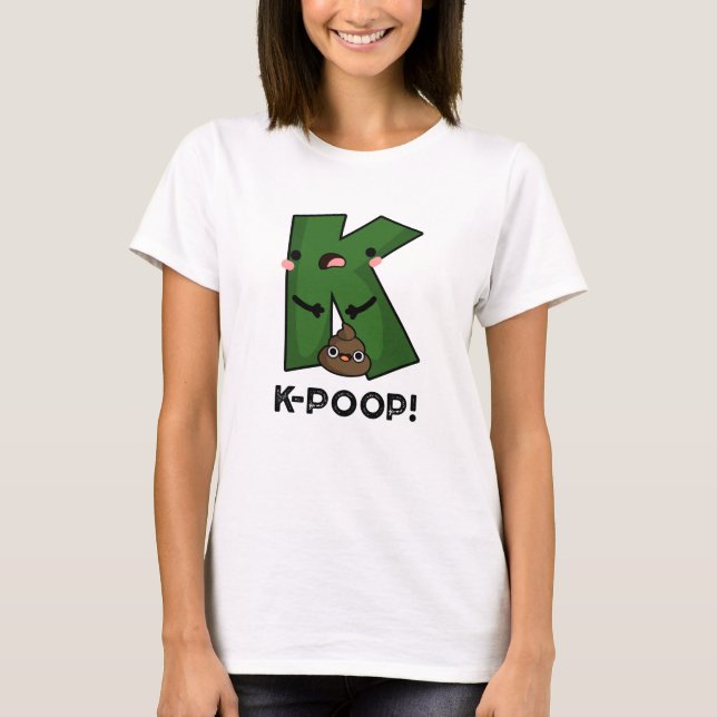 T-shirt Kobop Funny K-pop Poo Pun (Devant)