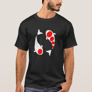 T-shirt Kohaku Koi Poisson Lucky Feng Shui Japon Nishikigo
