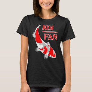 T-shirt Koi ami Fan Carp Fish Nishikigoi Kohaku Sanke K