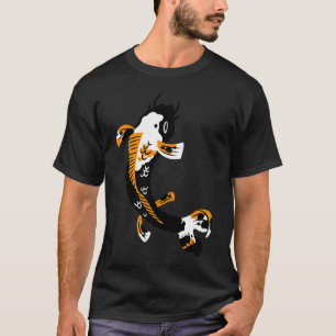 T-shirt Koi Carp Poisson japonais Koi Art Broderie japonai