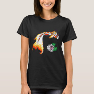 T-shirt Koi Fish Et Lilypad