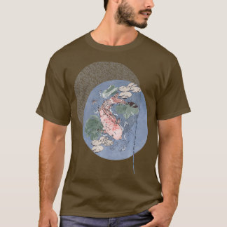 T-shirt Koi Fish Pond Paix de l'esprit Japonais Yoga Homme