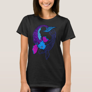 T-shirt Koi Fish Pond Yin Et Yang