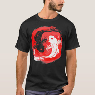 T-shirt Koi Fish Yin Yang - Japonais Nishikigoi Fish