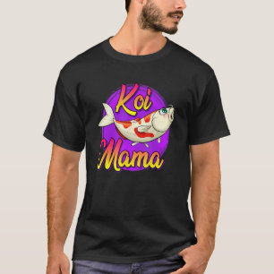 T-shirt Koi Mama Koi Pond Propriétaire Koi Carp 1