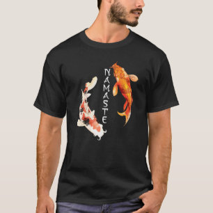 T-shirt Koi - Namaste - Minimaliste - Paix - Yoga - Poisso