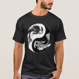 T-shirt Koi Nishikigoi Poisson Koi Carp Japon Yin Yang