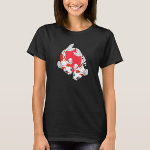 T-shirt Koi Poisson Carpe Japonaise Style Japon Animal Tro