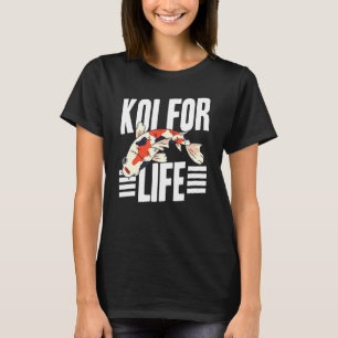 T-shirt Koi pour la vie Japonais Koi Carp Nishikigoi asiat