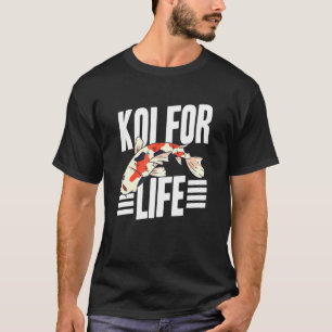 T-shirt Koi pour la vie Japonais Koi Carp Nishikigoi asiat