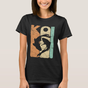 T-shirt Koi Vintage japonais Koi Carp Fish Retro Nishikigo