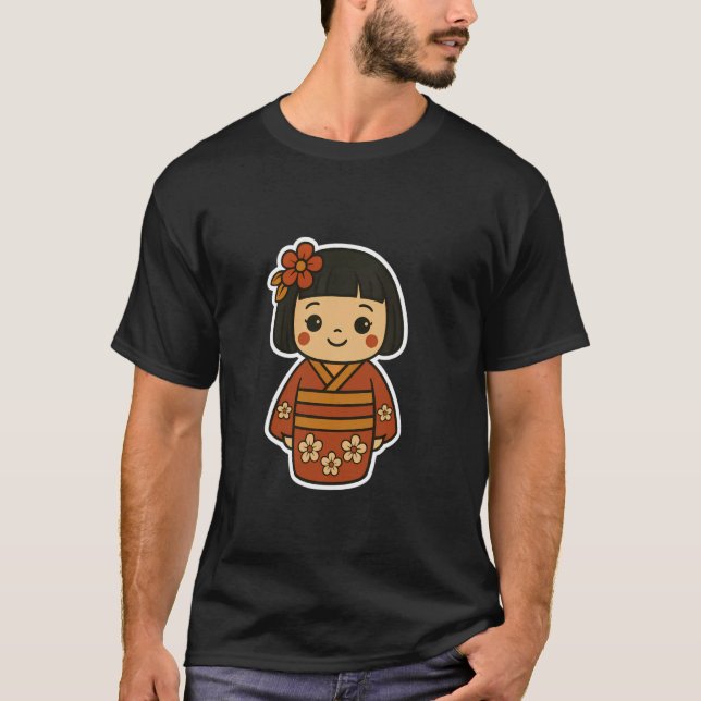 T-shirt Kokeshi-chan (Devant)