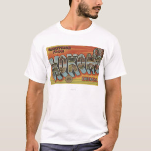 T-shirt Kokomo, Indiana - grandes scènes de lettre