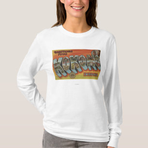 T-shirt Kokomo, Indiana - grandes scènes de lettre