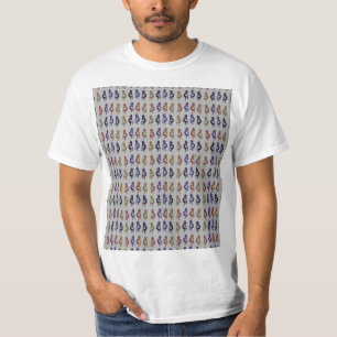 T-shirt Kokopelli Groupe de Flûtes Jouant Figurines T-shir
