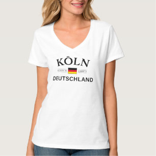 T-shirt Koln (Cologne) Deutschland coordonne allemand