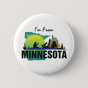 T-SHIRT komme ich aus Minnesota Button
