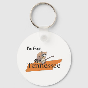T-SHIRT komme ich aus Tennessee Schlüsselanhänger