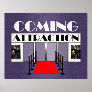 T-SHIRT kommende Anziehungskraft Poster