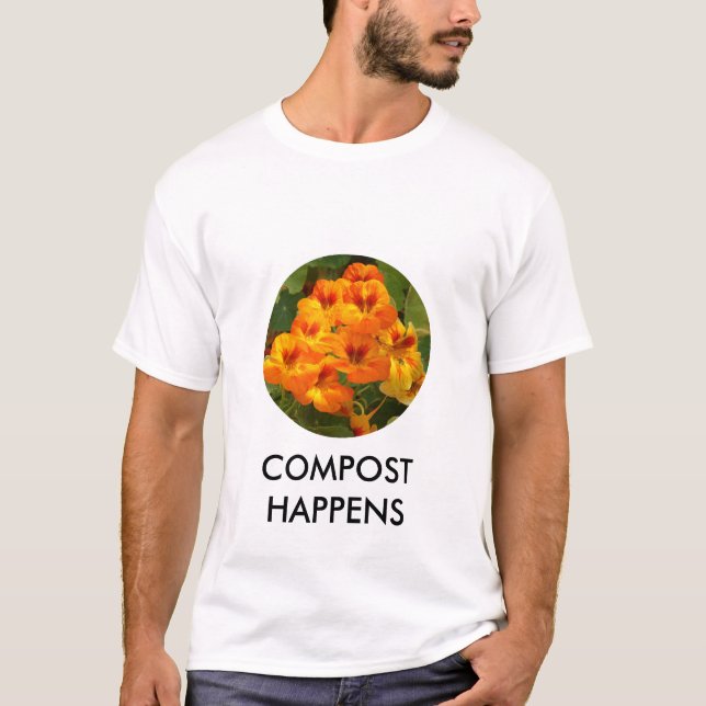 T - Shirt, KOMPOST GESCHIEHT T-Shirt (Vorderseite)