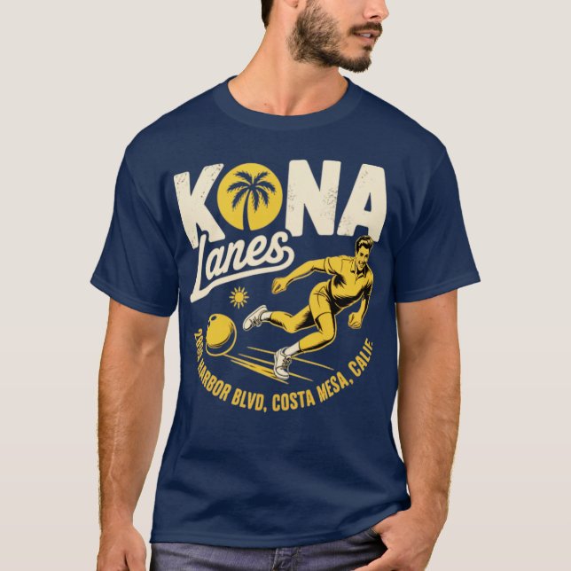 T-shirt Kona Lanes Costa Mesa (Devant)