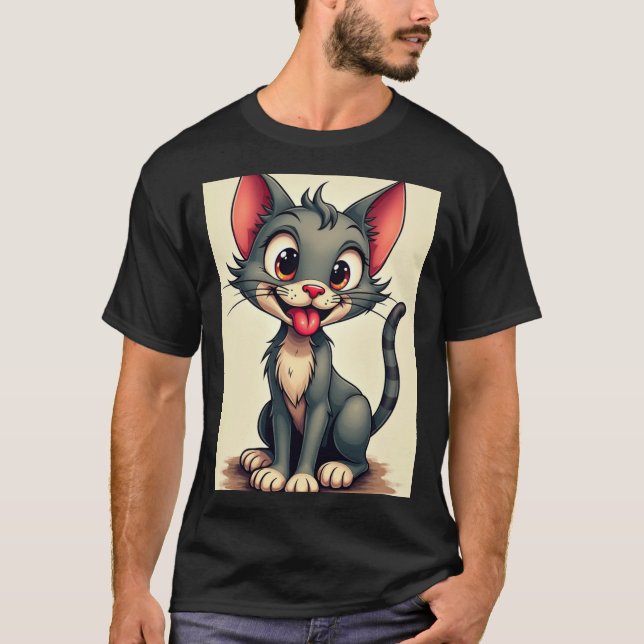 T - Shirt"König der Katitude" T-Shirt (Vorderseite)
