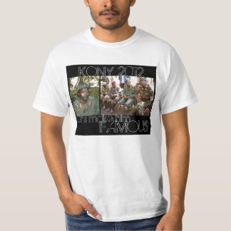 T-shirt KONY 2012 - Noir célèbre