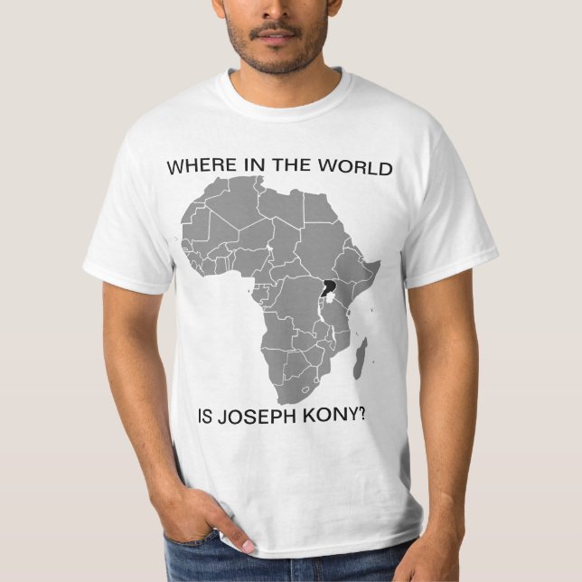 T-shirt KONY 2012 - Où ? (Devant)