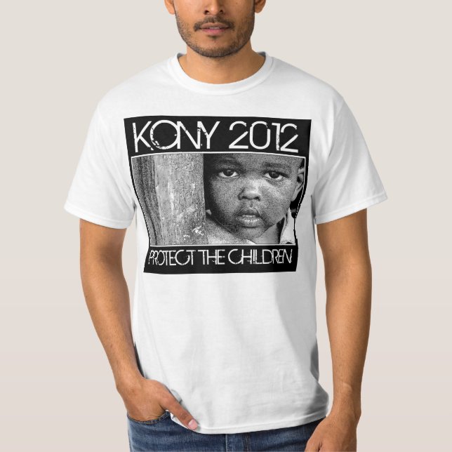 T-shirt KONY 2012 - Protégez les enfants (Devant)