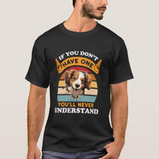 T-shirt Kooikerhondje Rétro Vintage Drôle Chien D'appât Né
