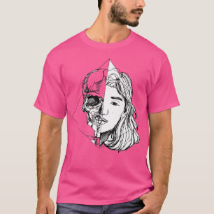 T - Shirt-Kopie von Hand gezeichnet Anime Skelita  T-Shirt