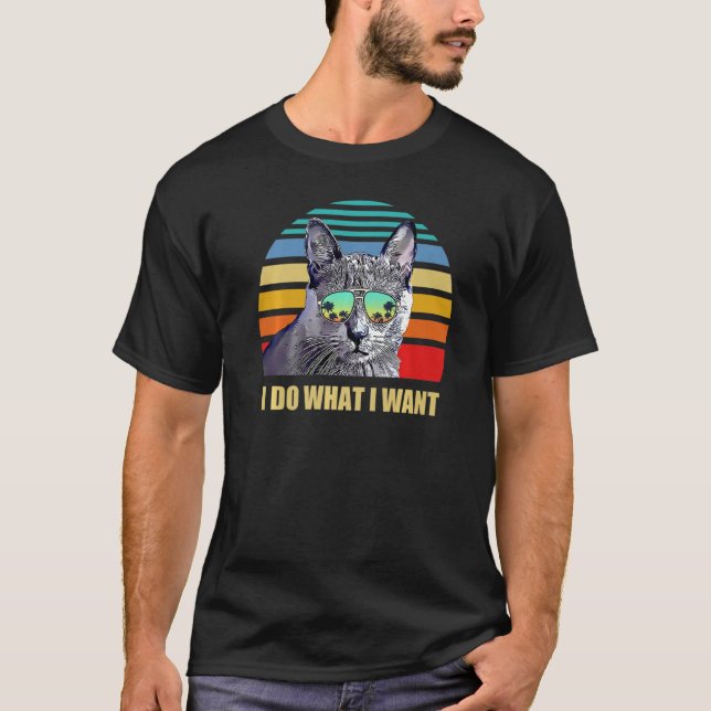 T-shirt Korat Cat Je fais ce que je veux Chat (Devant)