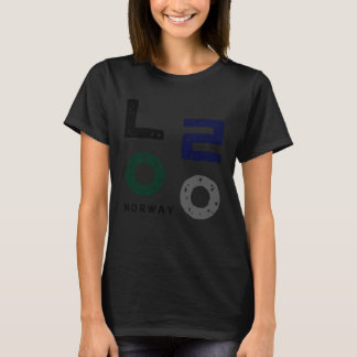 T-shirt Korea K culture Hangul consonant Norway