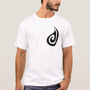 T-shirt Koru maori+Hameçon