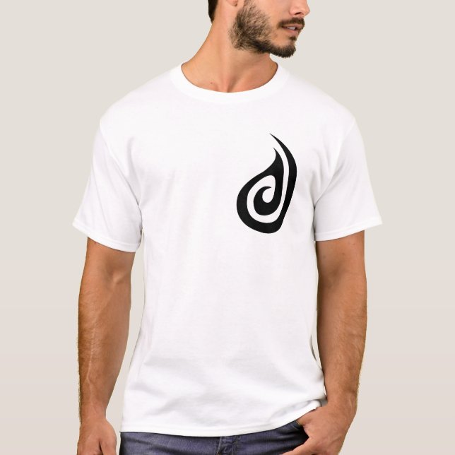 T-shirt Koru maori+Hameçon (Devant)