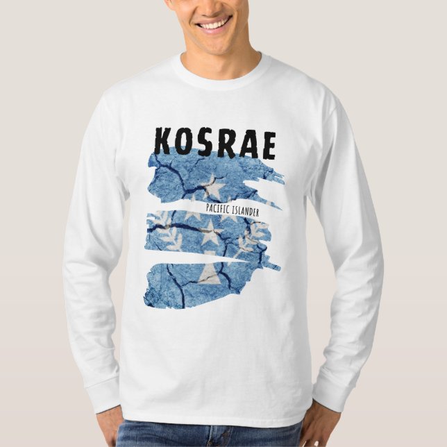 T-shirt Kosrae Pacific Islander Long Sleeve (Devant)
